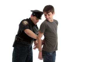 arrested child