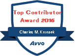 Top Contributor Award 2016 Avvo