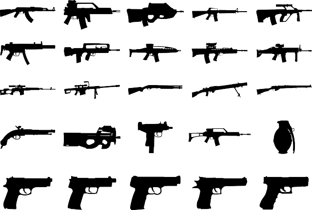 variety of guns